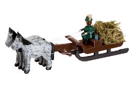 Miniatur-Pferdegespann Frster